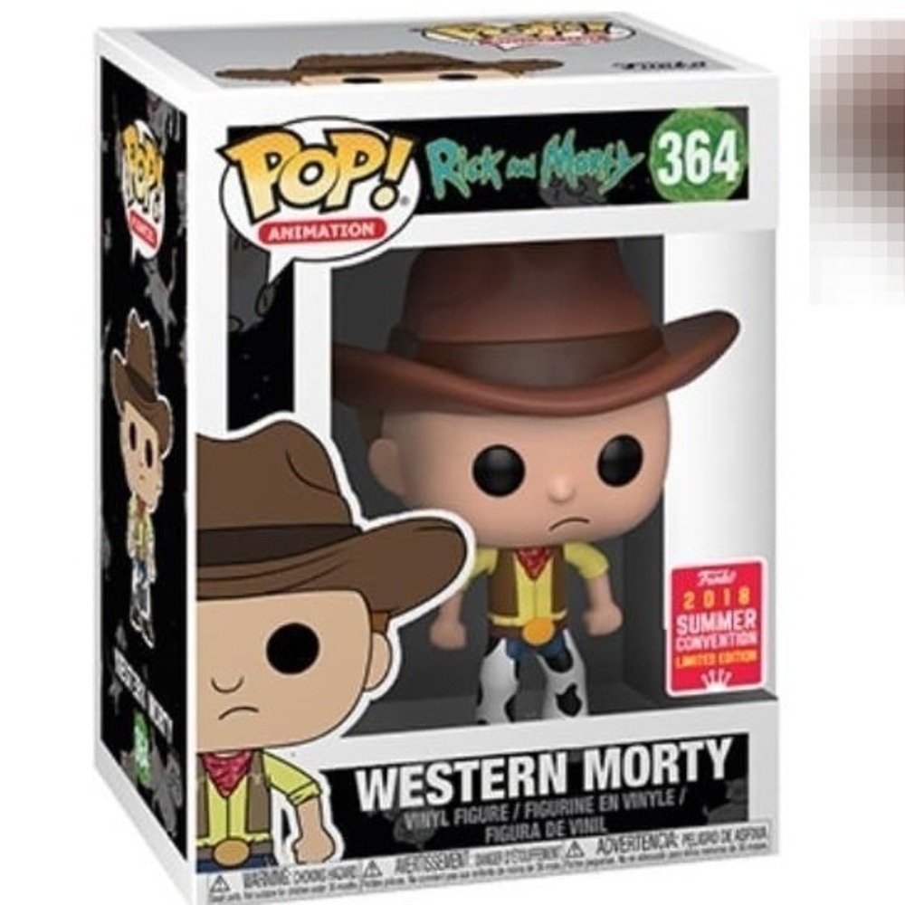 Funko Pop Rick and Morty Western Morty 364 2018 Summer Convention Exclusive Pop